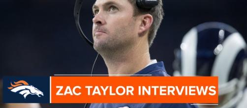 Zac Taylor could be the next Broncos head coach [Image via Denver Broncos/YouTube screencap]