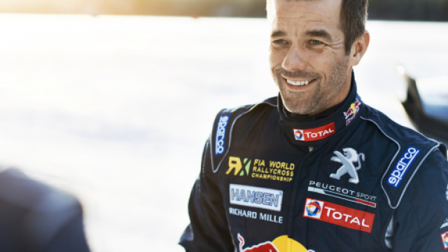 Sébastien Loeb au départ du Dakar