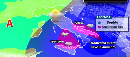 Previsioni meteo: tregua ad inizio settimana, poi di nuovo gelo