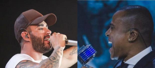 Cantores trocaram farpas no Instagram (Crédito: divulgação) Cantores trocaram farpas no Instagram (Crédito: divulgação)