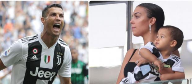 Cristiano Ronaldo, Georgina e Mateo (Imagem via Youtube) Cristiano Ronaldo, Georgina e Mateo (Imagem via Youtube)