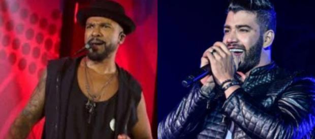 Farpas trocadas entre os cantores movimentou o mundo da música. (Reprodução) Farpas trocadas entre os cantores movimentou o mundo da música. (Reprodução)