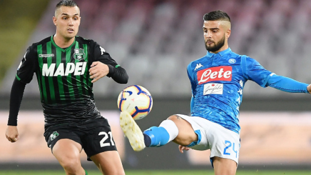 Napoli - Sassuolo. Partita in programma, domenica 13 gennaio 2019, alle ore 20:45
