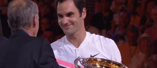 Roger Federer is the defending champion at Melbourne. Photo: screencap via Australian Open TV/ YouTube
