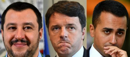 Matteo Salvini, Matteo Renzi e Luigi Di Maio