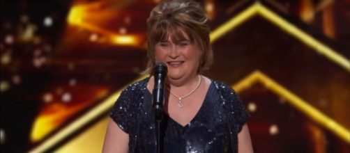 Susan Boyle became a golden finalist on the first night of America's Got Talent: The Champions. [Image source: AGT-YouTube]