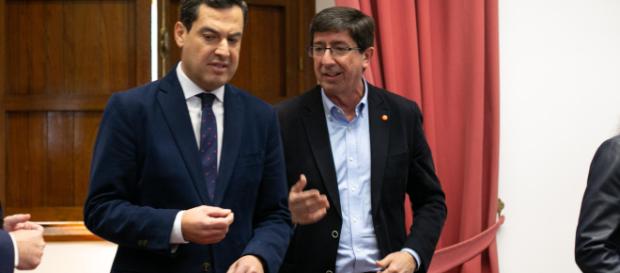 Ciudadanos y PP ya se reparten consejerías en Andalucía Ciudadanos y PP ya se reparten consejerías en Andalucía
