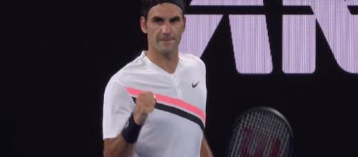 Roger Federer defeated Marin Cilic to win the 2018 Australian Open. Photo: credit - Australian Open TV/ YouTube
