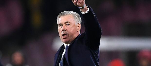 Carlo Ancelotti, allenatore dell'SSC Napoli Carlo Ancelotti, allenatore dell'SSC Napoli