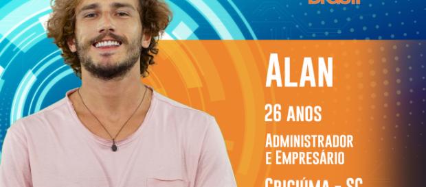 De nudes a relatos de superação: conheça Alan, o participante do BBB19. (Foto:TV Globo) De nudes a relatos de superação: conheça Alan, o participante do BBB19. (Foto:TV Globo)