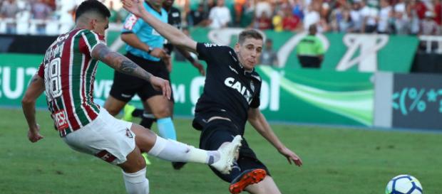 Luciano foi mantido como centroavante titular em jogo-treino contra a Chapecoense (Foto: O Globo) Luciano foi mantido como centroavante titular em jogo-treino contra a Chapecoense (Foto: O Globo)