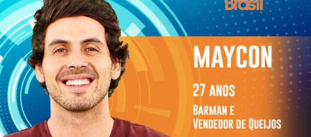 Maycon é barman e vendedor de queijos (Reprodução: GShow) Maycon é barman e vendedor de queijos (Reprodução: GShow)