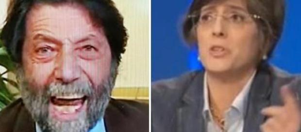 Otto e mezzo, Cacciari contro la Bongiorno Otto e mezzo, Cacciari contro la Bongiorno