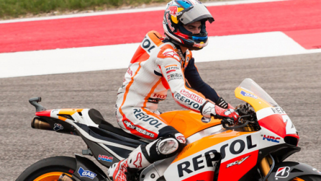 Daniel Pedrosa in sella alla Honda RC-213V