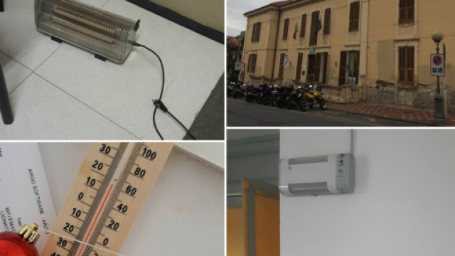 scuola aule gelide, molte scuole chiuse