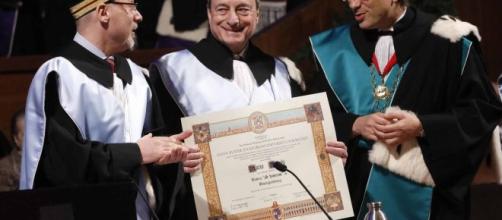 Draghi riceve la Laurea honoris causa