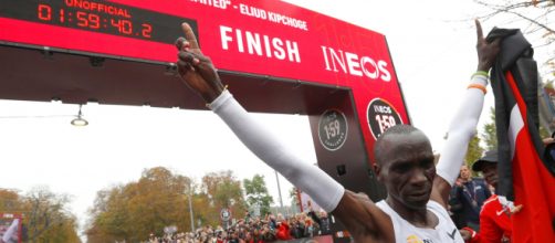 Eliud Kipchoge, campione olimpico e detentore del record sulla Maratona