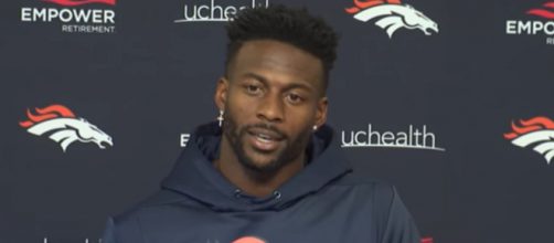 Wideout Emmanuel Sanders won't be traded by Broncos GM John Elway (Image Credit: Denver Broncos/YouTube)