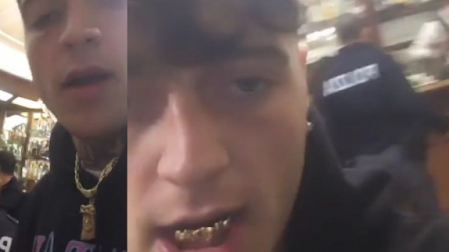 Sapo, all'interno di un locale nel centro di Milano.