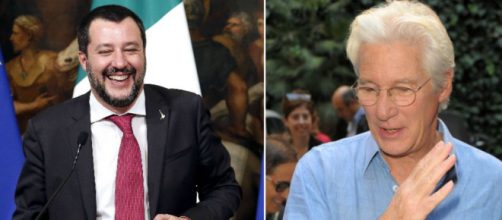Nuovo scontro tra Matteo Salvini e Richard Gere