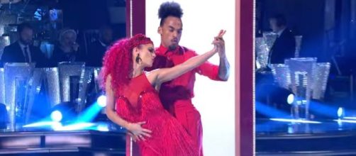 On 'Strictly Come Dancing,' Dianne's promise to Dev is broken. [Image Source: BBC Strictly Come Dancing/YouTube]