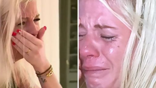 Jessica Thivenin en larmes après à l'opération de son fils