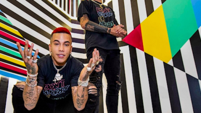 Sfera Ebbasta e Andrea Petagna.