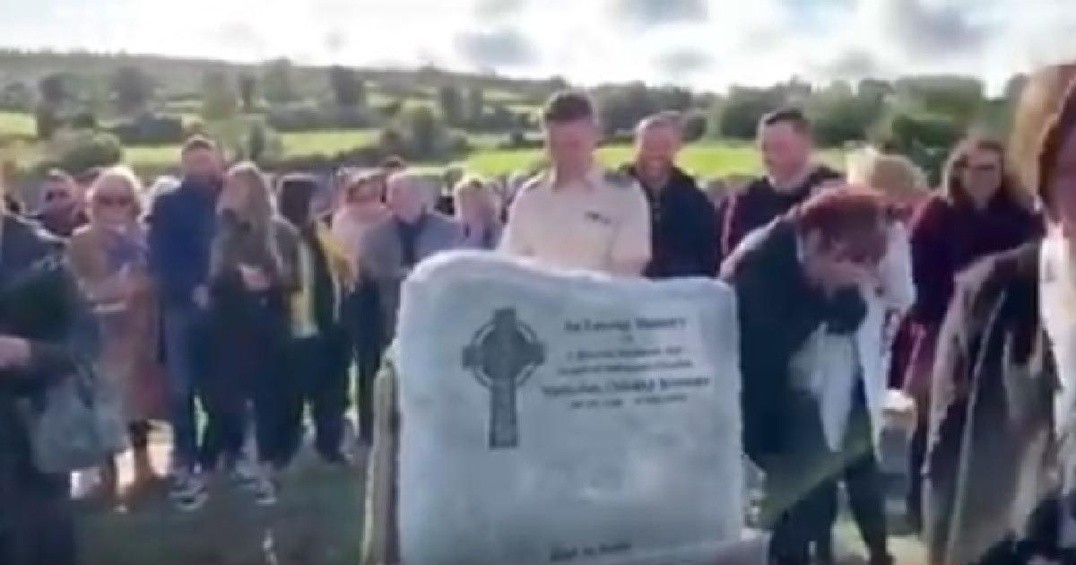 Ireland An Irishman’s voice came out of a coffin as it was lowered