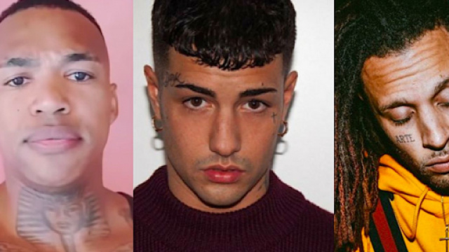 Da sinistra: Ion, Tony Effe e Mambolosco.