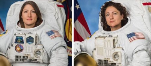 First all-female spacewalk scheduled this week. [Image source/Newsy YouTube video]