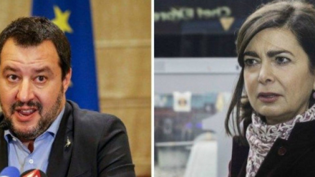 Nuove accuse di Laura Boldrini a Matteo Salvini