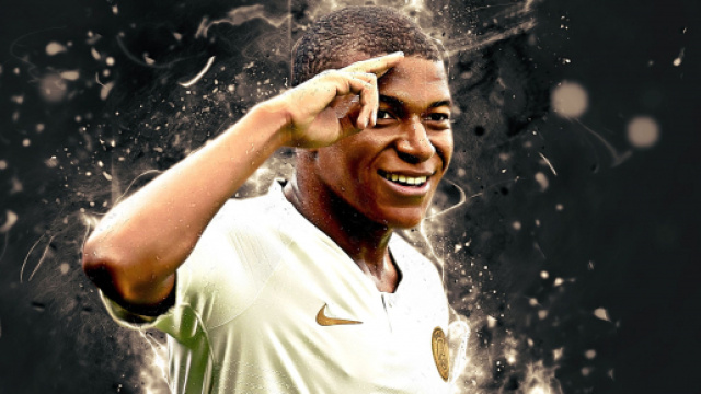 Kylian Mbappé a inscrit 3 buts contre Bruges.