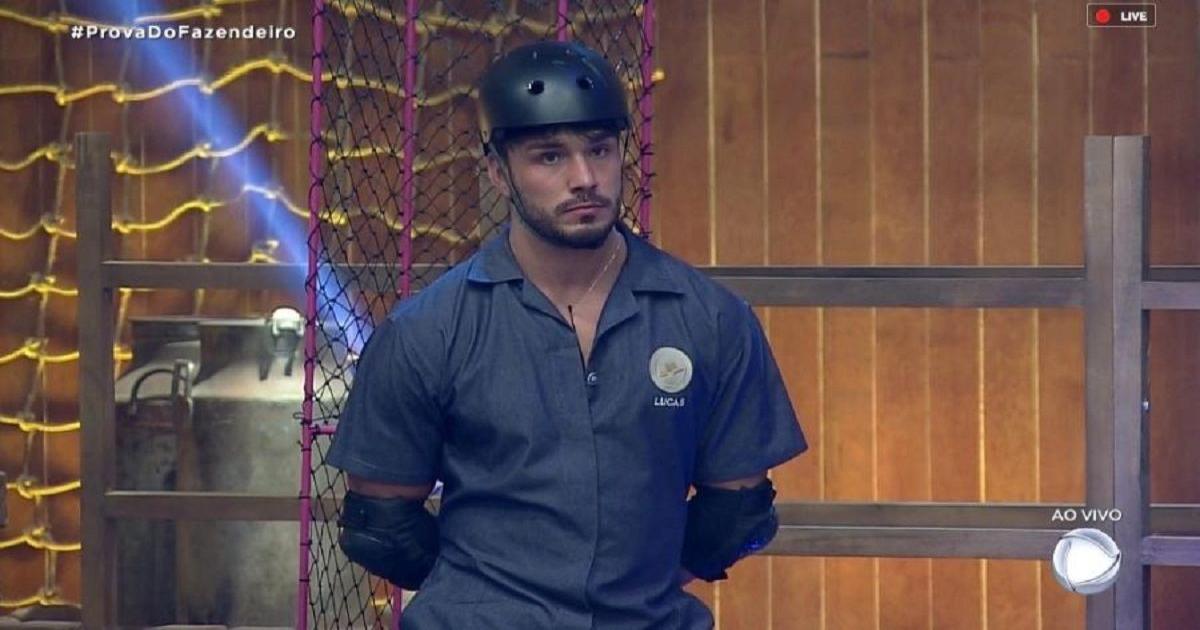 'A Fazenda 11': Lucas vence prova do fazendeiro e se livra ...