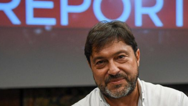 Il conduttore di Report Sigfrido Ranucci.