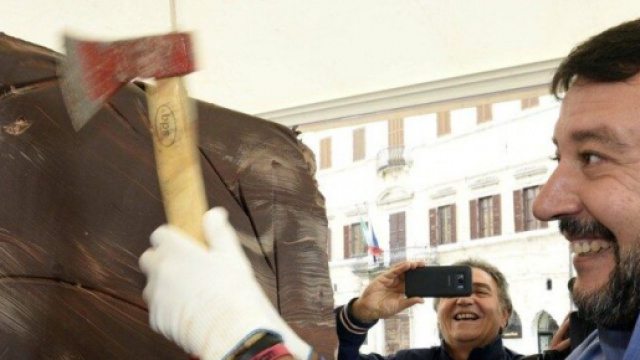 Matteo Salvini in Umbria per la campagna elettorale