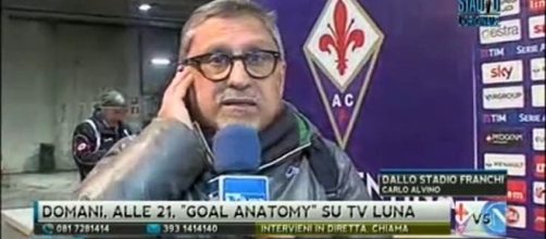 Carlo Alvino, giornalista tifoso del Napoli, critica Juventus e Inter per presunti aiuti arbitrali