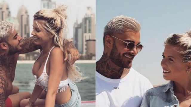 Jessica et Thibault entourés de leurs parents à Dubaï