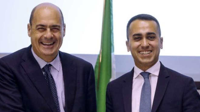 Di Maio e Zingaretti, alleanza probabilmente conclusa