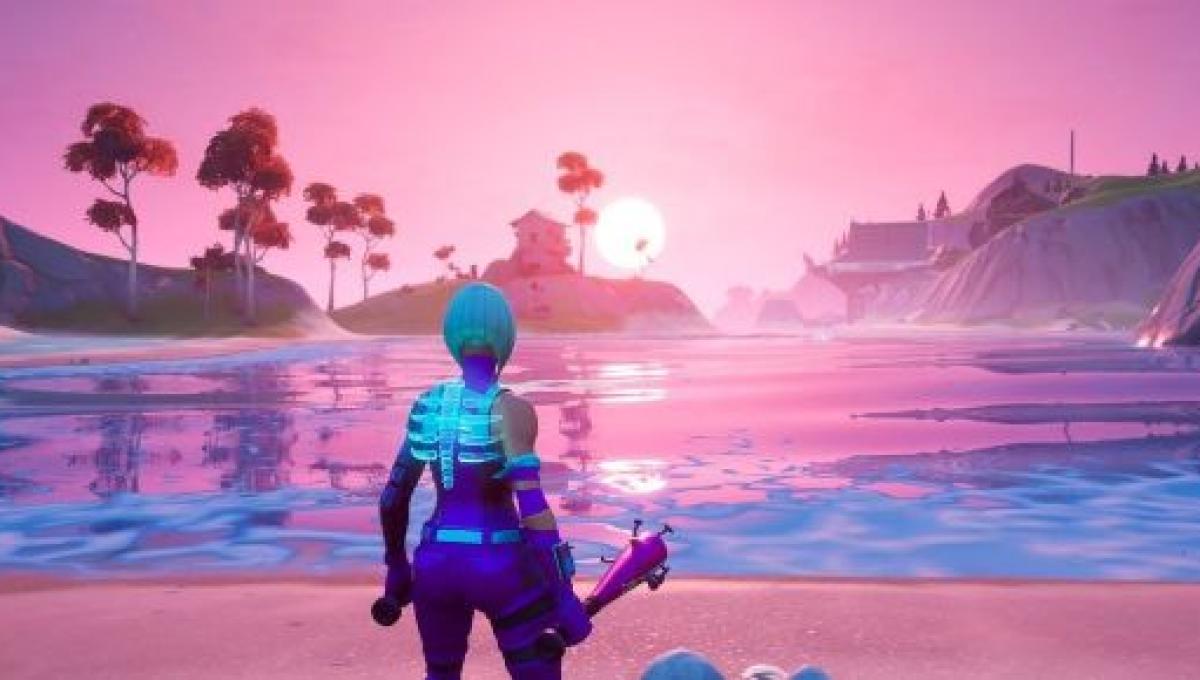 What Is The Purple Glitch Fortnite Fortnite Player Discovers An Overpowered Glitch That Completely Disables Fall Damage