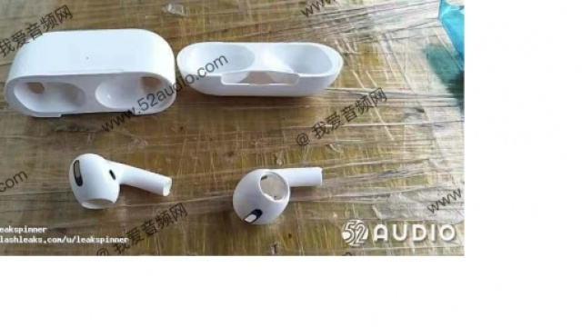 Render airpods di terza generazione