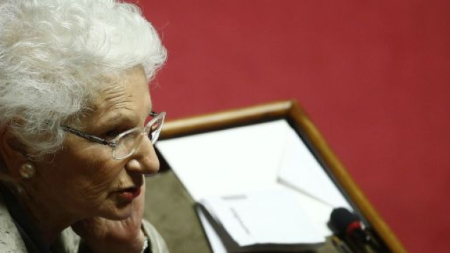 La senatrice a vita Liliana Segre