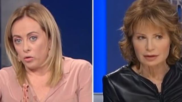 Giorgia Meloni e Lilli Gruber, non sono mancate le scintille tra le due.