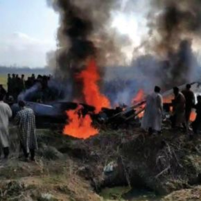 India admits Mi-17 chopper was shot down by own missile on Feb 27 Photo- (Image Credit: NDTV/Youtube)