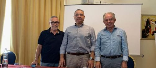 In foto: Maurizio Calà, Alfio Giulio e Antonino Toscano