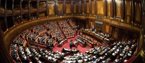 L'emiciclo del Senato della Repubblica