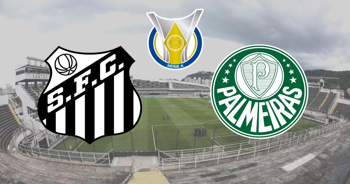 Santos x Palmeiras transmissão ao vivo na TV Globo e TNT, nesta quarta