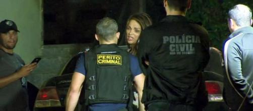 Polícia faz reprodução simulada do assassinato do marido da deputada Flordelis, no RJ. (Reprodução/TV Globo)
