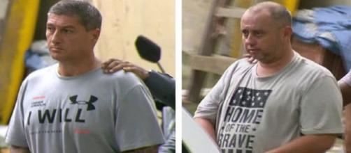 Ronnie Lessa e Élcio Queiroz, presos sob a acusação de assassinar a vereadora Marielle Franco e seu motorista. Reprodução/TV Globo