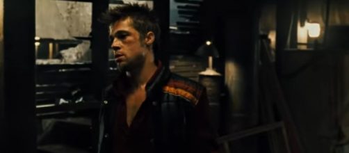 A scene from Fight Club starring Brad Pitt and Edward Norton | 20th Anniversary. [Image source/20th Century FOX YouTube video]