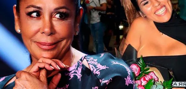 Isabel Pantoja y Chabelita sonrientes
